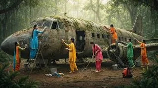 Thumbnail: ✈ Jungle Se Mila Tuta Aeroplan! Gaon Walon Ne Banaya Adventure Ride 🌲