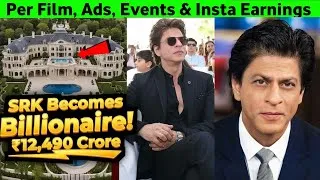 Thumbnail: Shahrukh Khan Market Value 2025, Per Film Fees, Ads Income & Event Charges REVEALED 😱