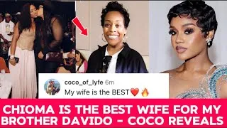 Thumbnail: Davido sister coco declares her love for chioma says she is the best wife for Davido 