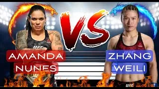 Thumbnail: UFC 4 Women | Amanda Nunes vs Zhang Weili (mma world) espn