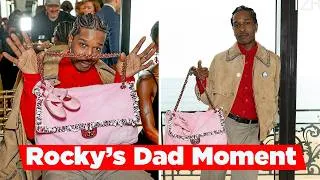 Thumbnail: A$AP Rocky Attends Chanel Fashion Show Carrying Pink Purse
