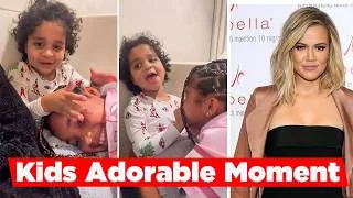 Thumbnail: Khloé Kardashian Shares Adorable Video of Son & Daughter