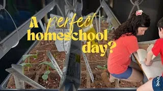 Thumbnail: This felt like the perfect homeschool day… | secular homeschool vlog