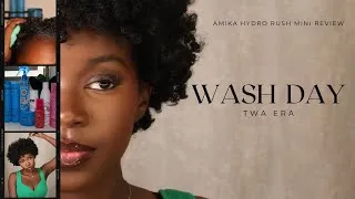 Thumbnail: first wash day post big chop w/ AMIKA + short hair thoughts + fluffy twa tutorial (type 4)