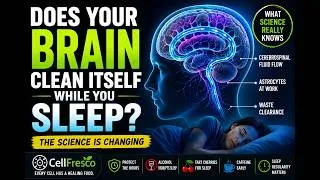 Thumbnail: Does Your Brain Clean Itself While You Sleep? | What Science Really Knows #Sleep #BrainHealth