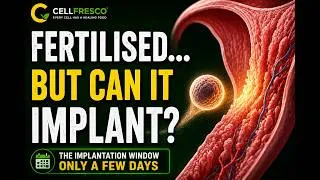 Thumbnail: Why Fertilisation Doesn't Always Lead to Pregnancy | The Implantation Window. #Fertility #Pregnancy