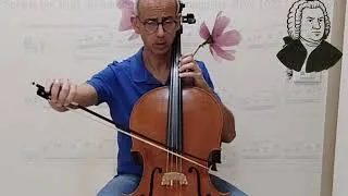 Thumbnail: Andante from Sonata for cello and piano by #bach #violonchelo #celloolayer #baroque #music #cello