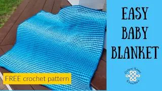 Thumbnail: ❤️Easy Beautiful Crochet Baby Blanket Tutorial