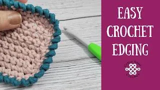 Thumbnail: 😮Easy Beginner Crochet Edging Stitch!