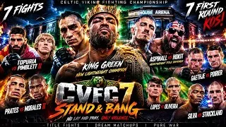 Thumbnail: ⚔️🔥 CVFC 7: STAND & BANG — 7 FIGHTS. 7 FIRST-ROUND KOs!Tony Ferguson winning streak over?