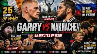 Thumbnail: IAN GARRY vs ISLAM:25 MINUTES OF WAR OR 25 MINUTES OF HUMPING??O,MALLEY IZZY  MERAB AND DJ REACTS🇮🇪🔥
