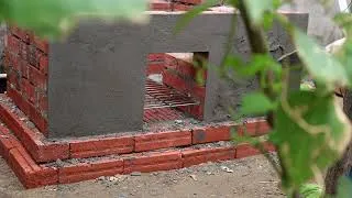 Thumbnail: Behind the scenes of making a wood stove with cement - Part 34