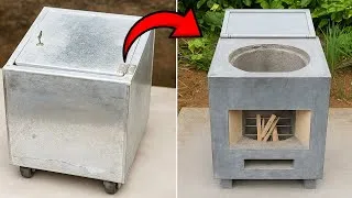Thumbnail: How to Make a Cement Cooking Stove at Home | Easy & Fuel Saving