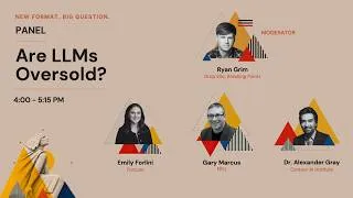 Thumbnail: Are LLMs Oversold? | Ryan Grim, Emily Forlini, Gary Marcus, Alexander Gray | NSSS 2026