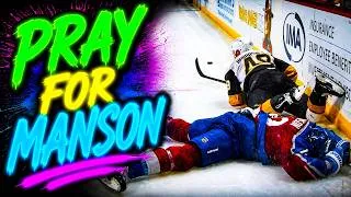 Thumbnail: Josh Manson Injury Head First into Boards | Vegas Golden Knights Colorado Avalanche 2026 Highlights
