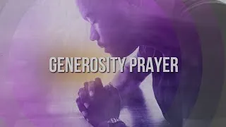 Thumbnail: Generosity Prayer || PREVIEW NOW
