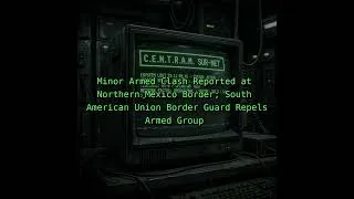 Thumbnail: Minor Armed Clash Reported at Northern Mexico Border; South American Union Border Guard Repels A...