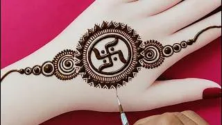 Thumbnail: New stylish back hand mehndi design | Rakhi mehndi design | Mehndi ka design | mehndi design