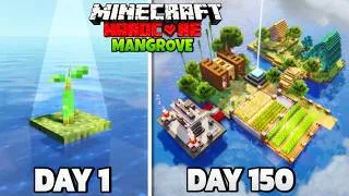 Thumbnail: I Survived 150 Days on a Single Mangrove in Minecraft Hardcore | cENTURY DAYS