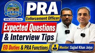 Thumbnail: PRA Enforcement Officer Interview: Expected Questions | EO Duties & PRA Functions