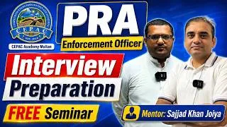 Thumbnail: PRA Enforcement Officer Interview Preparation | Free Seminar | CEPAC Academy