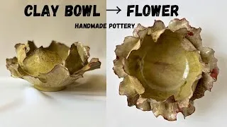 Thumbnail: From a Simple Clay Bowl to a Stunning Ceramic Flower! 