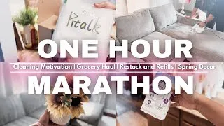 Thumbnail: *NEW* One Hour Cleaning Marathon| Cleaning Motivation| Spring Decor| #cleaningmotivation 