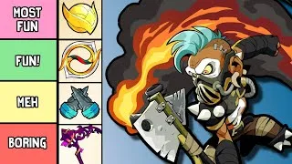 Thumbnail: Ranking Every Brawlhalla Weapon on How Fun It Is
