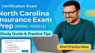 Thumbnail: North Carolina Insurance Exam Prep (INSNC-PERS12) — Study Guide & Practice Tips