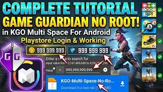 Thumbnail: Game Guardian Tutorial in KGO Multi Space| No Root Android | 2026