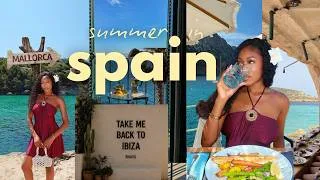Thumbnail: IBIZA & MALLORCA Vlog 🇪🇸 - Beach Clubs, Caves, World Cup, Shopping & More