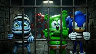 Thumbnail: Which Level Would You Choose? 🤯 Crazy Frog, Sonic & Gummibär Face a Wild Challenge!