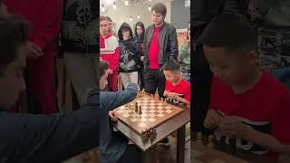 Thumbnail: Retro collection.  Future youngest International Master in chess history Roman Shogdzhiev.