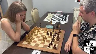 Thumbnail: A devastating attack by the Lady! WFM Kitana (2019) vs Dobrovolsky K. (2150). ChessFightNight Blitz