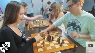 Thumbnail: HARD-HITTING BLITZ! WFM Fatality vs Spartak_Msk.  ChessFightNight