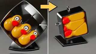 Thumbnail: Next-Level Blender 3D Physics Showcase 🤯 Most Satisfying Magnetic & Soft Body Simulations