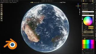 Thumbnail: How I Made a Photorealistic Planet in BLENDER like NASA