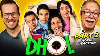 Thumbnail: Dhol Movie Reaction Part 2/3 | Rajpal Yadav | Kunal Khemu | Tusshar Kapoor | Sharman Joshi