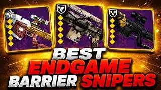 Thumbnail: The BEST Endgame Conquest Barrier Snipers In Destiny 2