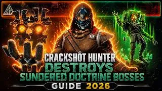 Thumbnail: CRACKSHOT Hunters Can Easily Solo FARM Sundered Doctrine TIER 5 Gear | Dungeon Guide | Destiny 2