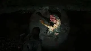 Thumbnail: ellie attempts a flying kick on a clicker
