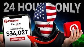Thumbnail: I Tried To Earn $1000 On USA PINTEREST in 24 HOURS | How to Earn money with Pinterest in Mobile