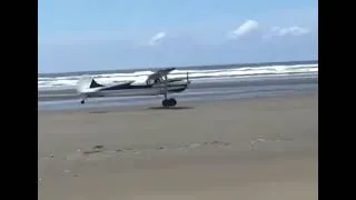 Thumbnail: Landing my Cessna 170 on the beach