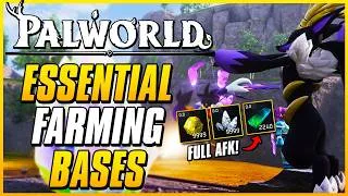 Thumbnail: BEST FARMING BASES IN PALWORLD FULL WALKTHROUGH | Palworld 1.0 Base Automation Guide