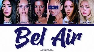 Thumbnail: KATSEYE - Bel Air // You as a Member // KARAOKE // (6 Members Ver.) Color Coded Lyrics