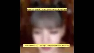 Thumbnail: Lisa Apologized for CA [ Try understand that she didn't intend to Hurt Anyone  ]