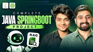 Thumbnail: Complete Java Springboot project with RAG and GenAI