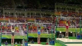 Thumbnail: Jessica Lopez Uneven Bars Rio 2016 QF/AA/EF Comparison
