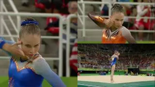 Thumbnail: Eythora Thorsdottir Floor Exercise Rio 2016 QF/TF/AA Comparison