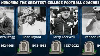 Thumbnail: Greatest College Football Coaches Who Have Passed Away